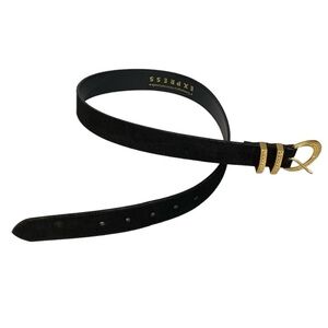 Suede Belt vintage belt EUC